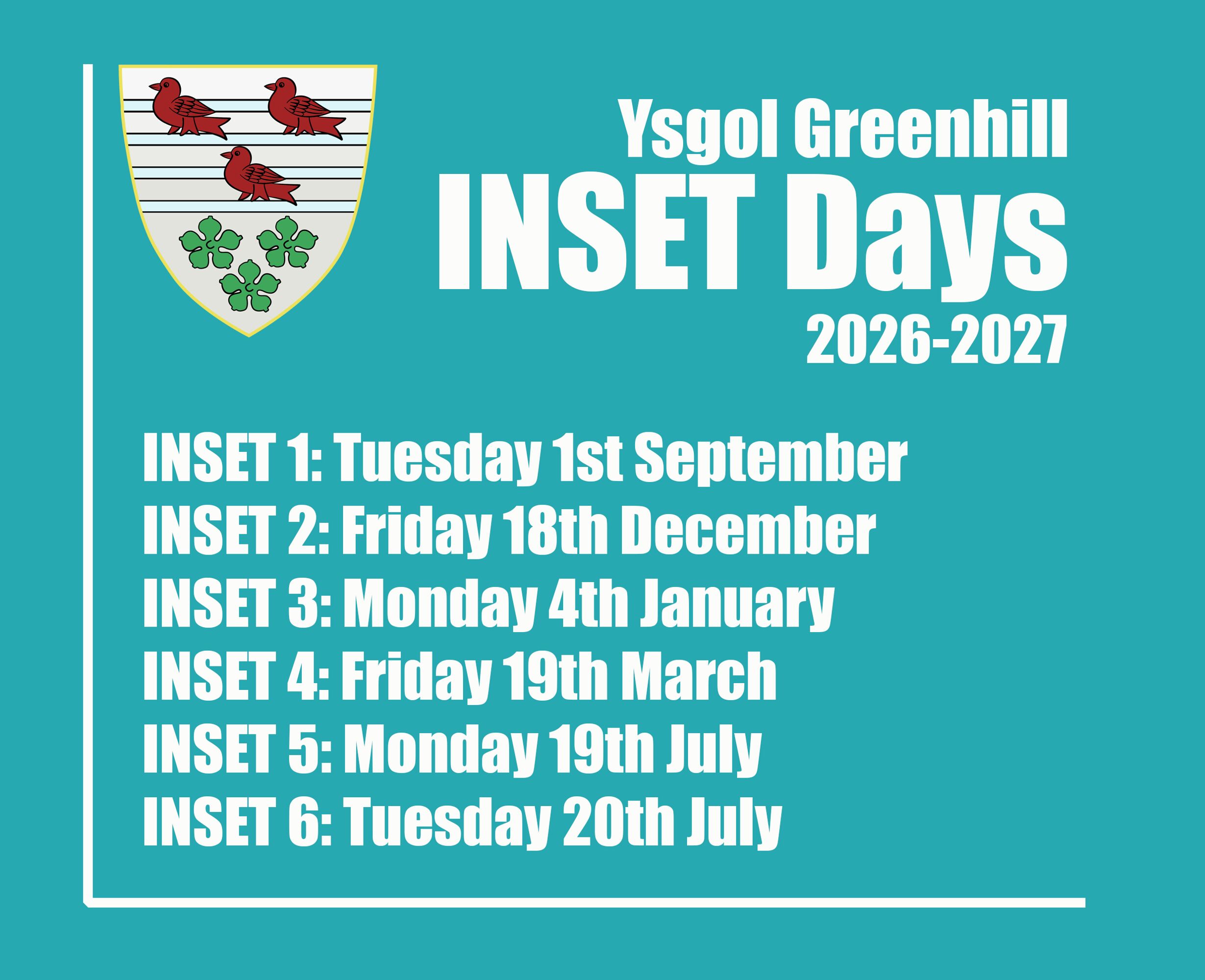 Inset days page layers